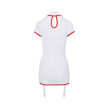 Lade das Bild in den Galerie-Viewer, Straps-Kleid S-XL im Krankenschwester-Look mit Taschen &quot;Lakia&quot;
