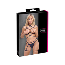Lade das Bild in den Galerie-Viewer, Brust- und Hüft-Harness Set S-L seidig glänzend

