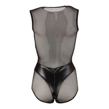 Lade das Bild in den Galerie-Viewer, Damen Wetlook Body M-XL mit Zip durch den Schritt "Mareike"