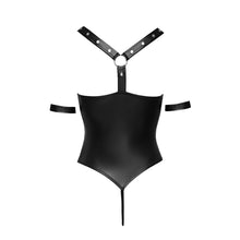 Lade das Bild in den Galerie-Viewer, Stringbody Bondage ouvert S-XL mit Fesseln und Deko-Ringen &quot;Freny&quot;
