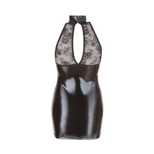 Lade das Bild in den Galerie-Viewer, Wetlook Neckholder Kleid S-XL mit Spitzen-Dekolleté &quot;Catlin&quot;
