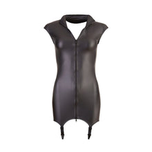 Lade das Bild in den Galerie-Viewer, Wetlook Straps-Kleid S-XL mit Front-ReiÃverschluss &quot;Juanita&quot;
