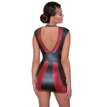 Lade das Bild in den Galerie-Viewer, Sexy Minikleid S-XL im 2-farbigen Matt-Look &quot;Valentina&quot;
