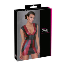 Lade das Bild in den Galerie-Viewer, Sexy Minikleid S-XL im 2-farbigen Matt-Look &quot;Valentina&quot;
