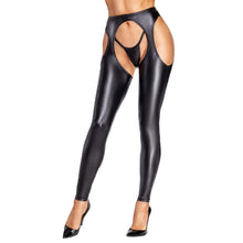 Lade das Bild in den Galerie-Viewer, Ouvert Leggings mit String - Mattlook-Set für Damen S-XL "Emma"
