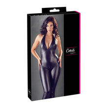 Lade das Bild in den Galerie-Viewer, Sexy Overall S - XL im Matt-Look mit 2-Wege-Zip &quot;Sharleen&quot;
