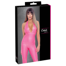 Lade das Bild in den Galerie-Viewer, Damen Overall S-L im stylischen Mattlook in Hotpink &quot;Melinda&quot;
