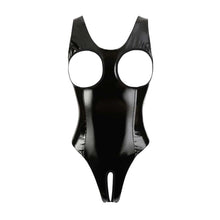 Lade das Bild in den Galerie-Viewer, Damen Lack Body M-XL Busen und im Schritt ouvert &quot;Petula&quot;
