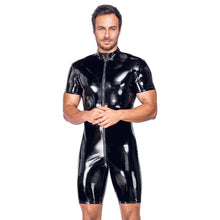 Lade das Bild in den Galerie-Viewer, Verführerischer Lack Body für Herren - Schwarz, M-3XL