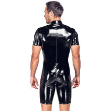 Lade das Bild in den Galerie-Viewer, Verführerischer Lack Body für Herren - Schwarz, M-3XL