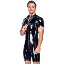 Lade das Bild in den Galerie-Viewer, Verführerischer Lack Body für Herren - Schwarz, M-3XL