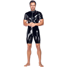Lade das Bild in den Galerie-Viewer, Verführerischer Lack Body für Herren - Schwarz, M-3XL