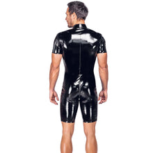 Lade das Bild in den Galerie-Viewer, Verführerischer Lack Body für Herren - Schwarz, M-3XL