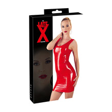 Lade das Bild in den Galerie-Viewer, LateX Minikleid M - 2XL rot, sexy kurz &quot;Alicia&quot;
