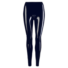 Lade das Bild in den Galerie-Viewer, Unisex Latex Leggings schwarz M-2XL mit 3-Wege-Reißverschluss &quot;Joey&quot;
