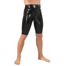 Lade das Bild in den Galerie-Viewer, Latex Radlerhose M-2XL geäderte Hülle für Penis + Hoden &quot;Jerome&quot;
