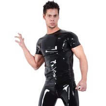 Lade das Bild in den Galerie-Viewer, Latex Shirt M - XXL gerader Schnitt, schwarz &quot;Boy&quot;
