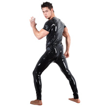 Lade das Bild in den Galerie-Viewer, Latex Shirt M - XXL gerader Schnitt, schwarz &quot;Boy&quot;
