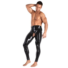 Lade das Bild in den Galerie-Viewer, Latex Herren Leggings M - 2XL mit Showmaster-Funktion &quot;Clifton&quot;
