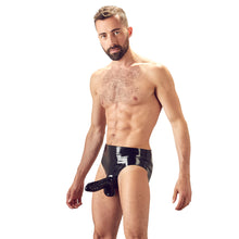 Latex Herren Slip M-XL mit genoppter Penishlle "Attention" Bilitas Latex Herren Slip M-XL mit genoppter Penishlle "Attention" Bilitas