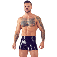 Lade das Bild in den Galerie-Viewer, LateX Herren Pants M - XL mit Anal-Kondom und Penis-Hülle &quot;Race&quot;
