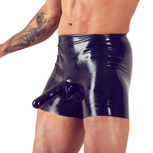 Lade das Bild in den Galerie-Viewer, LateX Herren Pants M - XL mit Anal-Kondom und Penis-Hülle &quot;Race&quot;
