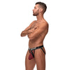 Männer Jock-String S - XL rot mit Cock-Ring