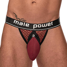 Lade das Bild in den Galerie-Viewer, Männer Jock-String S - XL rot mit Cock-Ring
