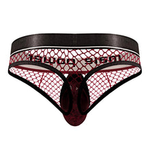 Lade das Bild in den Galerie-Viewer, Männer Jock-String S - XL rot mit Cock-Ring

