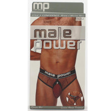 Lade das Bild in den Galerie-Viewer, Männer Jock-String S - XL rot mit Cock-Ring
