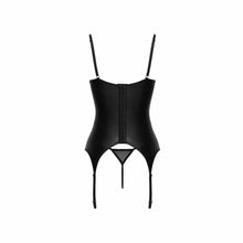 Lade das Bild in den Galerie-Viewer, Damen Hebe Straps Set Mattlook Schwarz, S-XL "Kimmi"