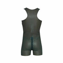 Lade das Bild in den Galerie-Viewer, Herren Latex Body semi-transparent mit Zipper, M-2XL "Miles"