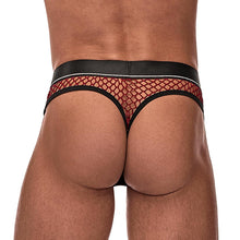 Lade das Bild in den Galerie-Viewer, Herren String S - XL burgund-rot mit Cock-Ring von Male Power
