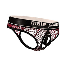 Lade das Bild in den Galerie-Viewer, Herren String S - XL burgund-rot mit Cock-Ring von Male Power
