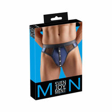 Lade das Bild in den Galerie-Viewer, Wetlook String Herren Blau M-3XL  "Arnon"