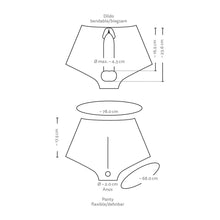 Lade das Bild in den Galerie-Viewer, Silikon Dildo Slip Gr. M Penisdildo mit Hoden
