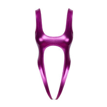 Lade das Bild in den Galerie-Viewer, Stringbody S-XL schillerndes Metallic-Pink &quot;Lido&quot;
