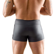 Lade das Bild in den Galerie-Viewer, Herren Pants Wetlook Schwarz mit Reißverschluss "Diego"
