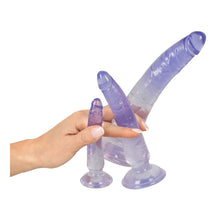 Lade das Bild in den Galerie-Viewer, 3-tlg. Analdildo-Set blau im Penislook mit starkem Saugfuß
