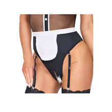 Lade das Bild in den Galerie-Viewer, Damen Maid Body mit Strumpfhaltern, S-XL "Inga"