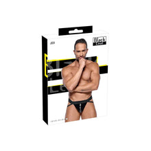 Lade das Bild in den Galerie-Viewer, Herren Lack Jock String M-2XL mit Reißverschluss &quot;Adam&quot;
