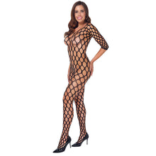 Lade das Bild in den Galerie-Viewer, Langarm-Catsuit ouvert S-L Nahtlos &quot;Cosma&quot;
