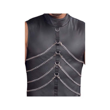 Lade das Bild in den Galerie-Viewer, Ärmelloses Herren-Oberteil mit Bondage-Optik in Grösse M
