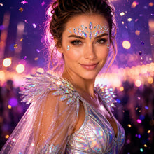 Lade das Bild in den Galerie-Viewer, Gesichts-Glitzersteine Face Jewels Set für Festival und Karneval
