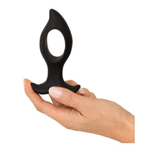 Lade das Bild in den Galerie-Viewer, Analplug im Loch-Design mit Vibration + Fernbedienung - 12 cm
