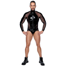 Lade das Bild in den Galerie-Viewer, Herren Lack Shirt M-2XL mit 2-Wege-Reißverschluss &quot;Glenn&quot;
