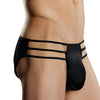Herren String S - XL schwarz mit seitlichen Riemen