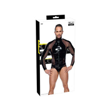 Lade das Bild in den Galerie-Viewer, Herren Lack Shirt M-2XL mit 2-Wege-Reißverschluss &quot;Glenn&quot;
