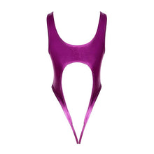 Lade das Bild in den Galerie-Viewer, Stringbody S-XL schillerndes Metallic-Pink &quot;Lido&quot;
