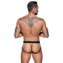 Lade das Bild in den Galerie-Viewer, Herren Lack Jock String M-2XL mit Reißverschluss &quot;Adam&quot;
